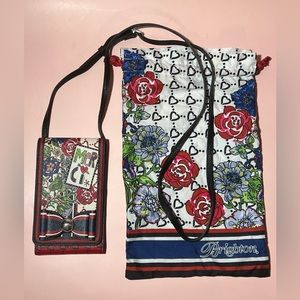 Brighton Fashionista Allure phone organizer card holder - RARE - retired design